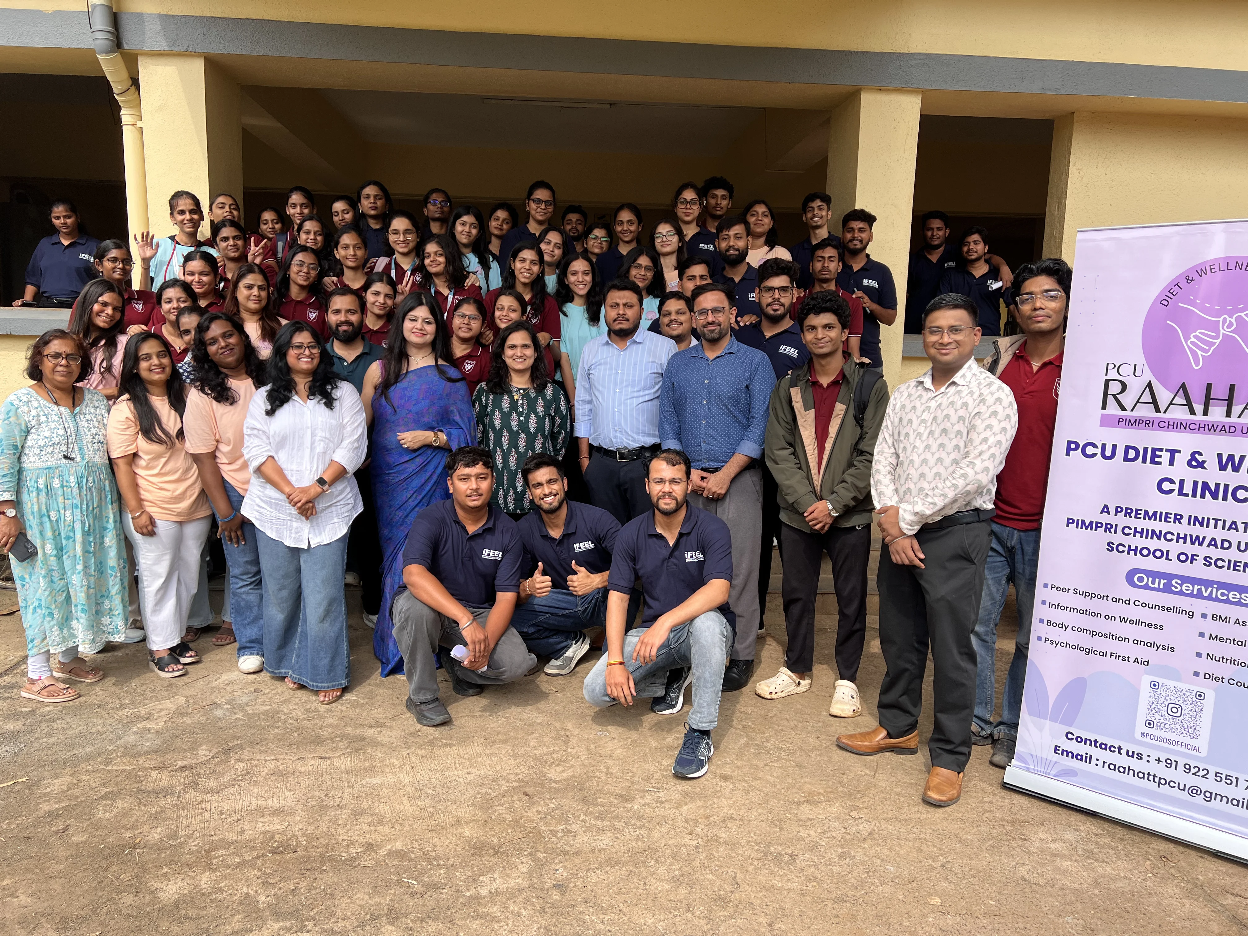 School of Science Conducted a comprehensive Wellness camp at I FEEL Institute,Karla Lonavala